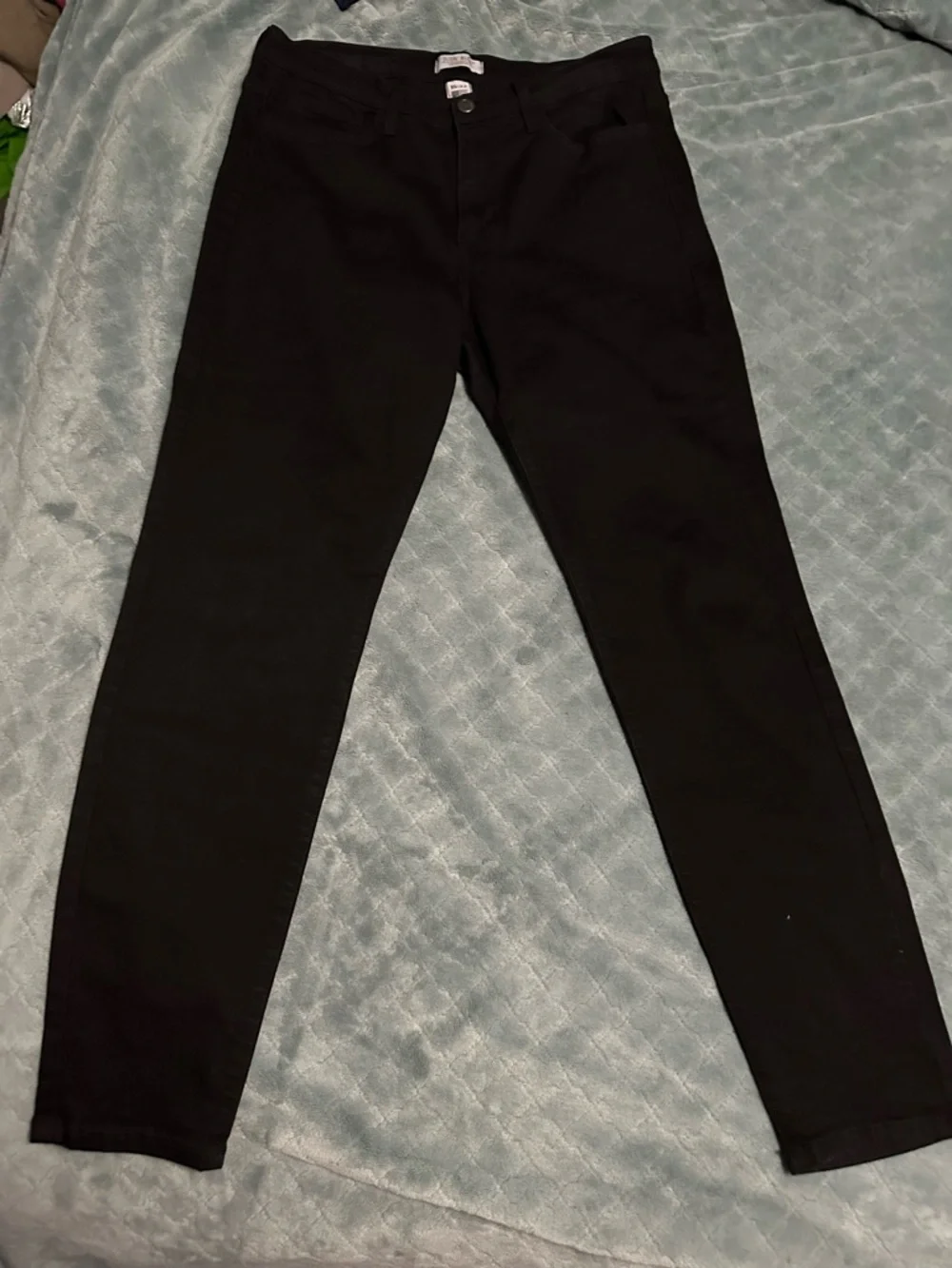 Judy Blue Jet Black Midrise Slim Jeans Size 15 / 32 NWOT - Picture 2 of 8